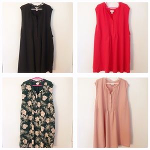 4 Pack A New Day Target Button Lace Collar Blouses